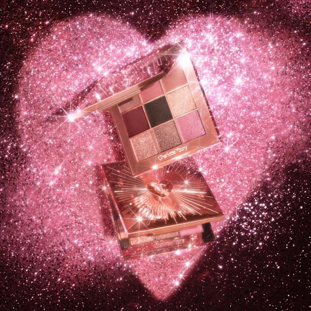Charlotte Tilbury Pink and Gold Shimmer Pillow Talk Beautyverse Love Palette
